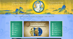 Desktop Screenshot of luminousbeauty.com